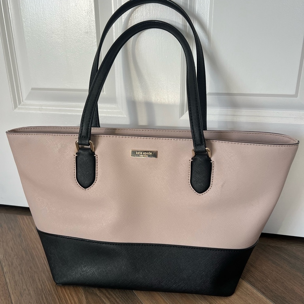 Kate Spade Black and Pinkish Beige Women's Bag